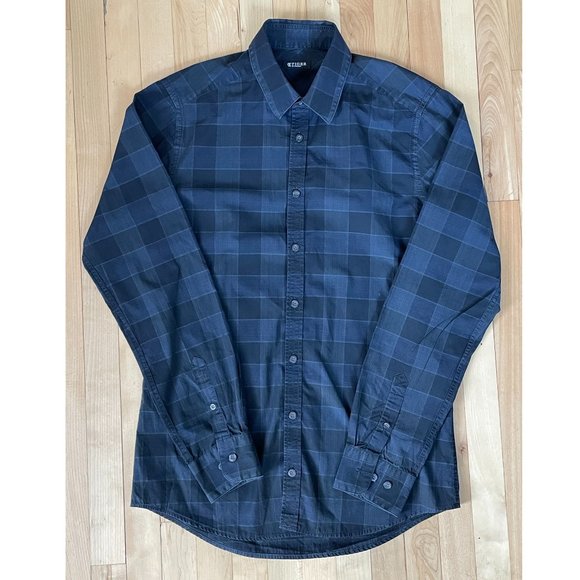 Tiger of Sweden Blue Checked Shirt Size XS - Picture 2 of 6
